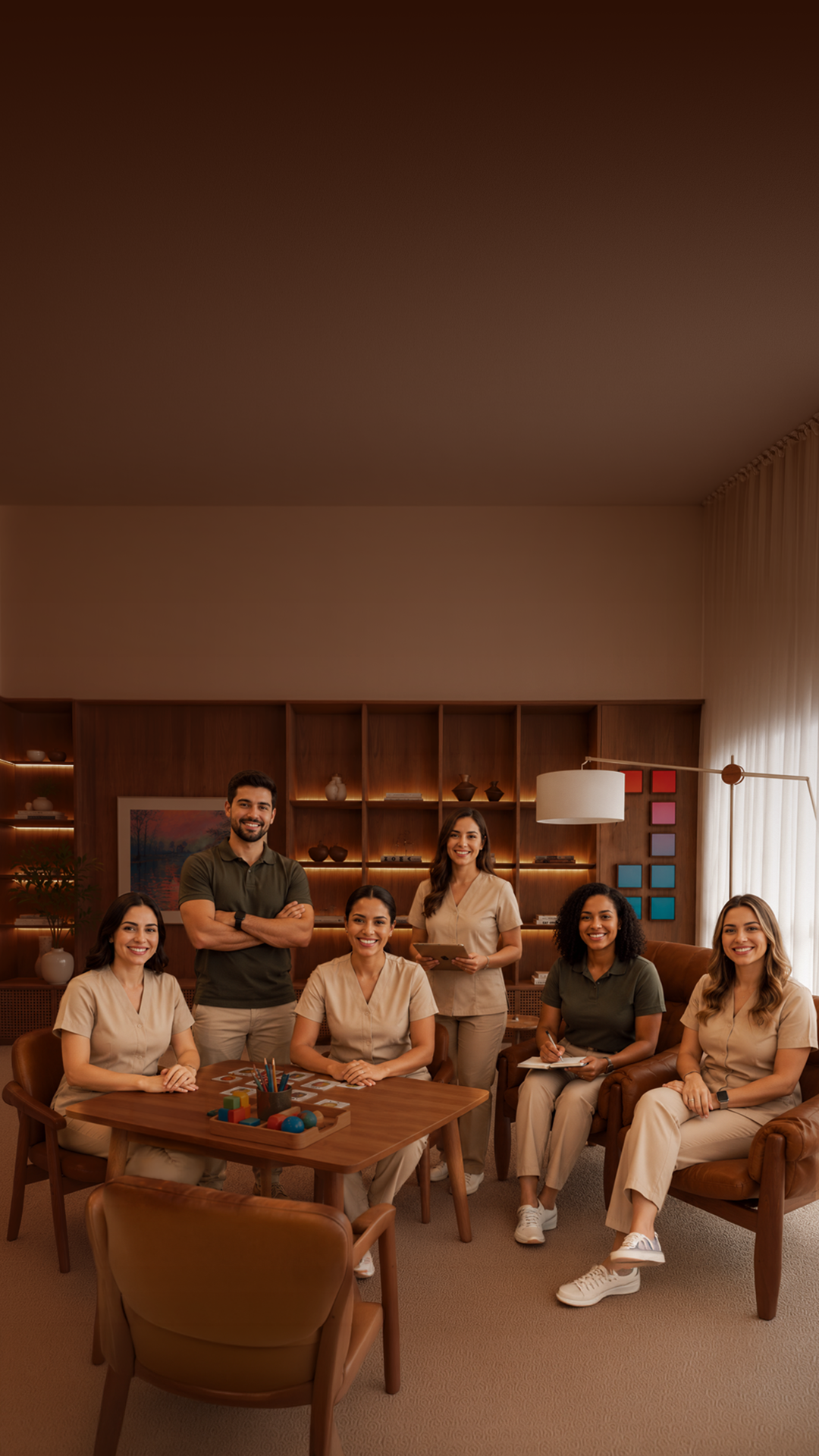 Equipe multidisciplinar do Programa Acesso em ambiente clínico acolhedor