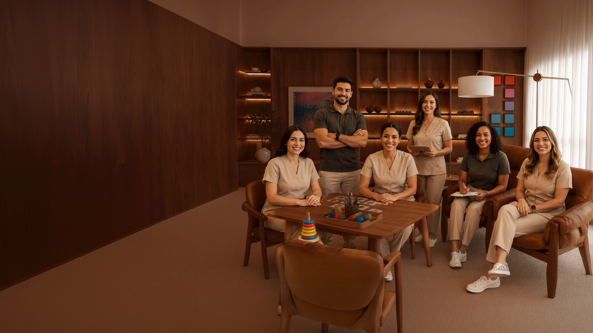 Equipe multidisciplinar do Programa Acesso em ambiente clínico acolhedor